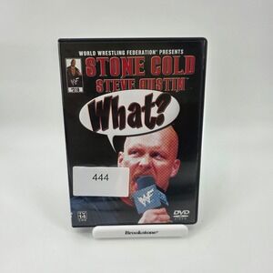 WWF Stone Cold Steve Austin What? DVD 2002 World Wrestling Federation Vintage